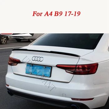 

For Audi A4 B9 2017 2018 2019 ABS Unpainted Painted Exterior Rear Spoiler Tail Trunk Boot Wing Decoration Car Styling