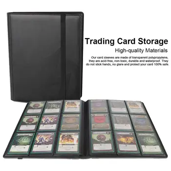 

Trading Card Storage Album Waterproof Non-toxic 360PCS Large Capacity Pocket Card Storage Album Organizer Accessories
