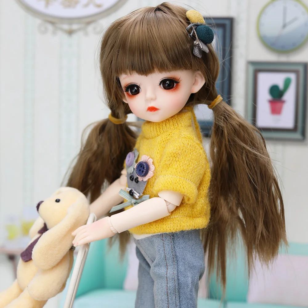 30 см 1/6 Bjd кукла подарки для девочки 18 суставов кукла с одеждой DIY кукла лучшие подарки для девочки ручная работа игрушка косметика