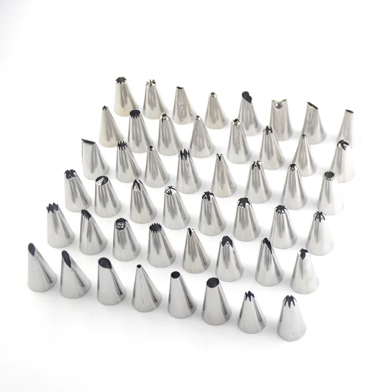 48styles Multiple Sets Cake Decorating Nozzles Stainless Steel Icing Piping Nozzles Pastry Tips Set Cake Baking Tool Accessories Baking Pastry Tools Aliexpress