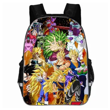 

Dragon Ball Backpack Ultra Instinct Goku Z Vegeta Super Saiyain Casual School Bags Toddler Boys Girls Teenager Mochila Bolsa