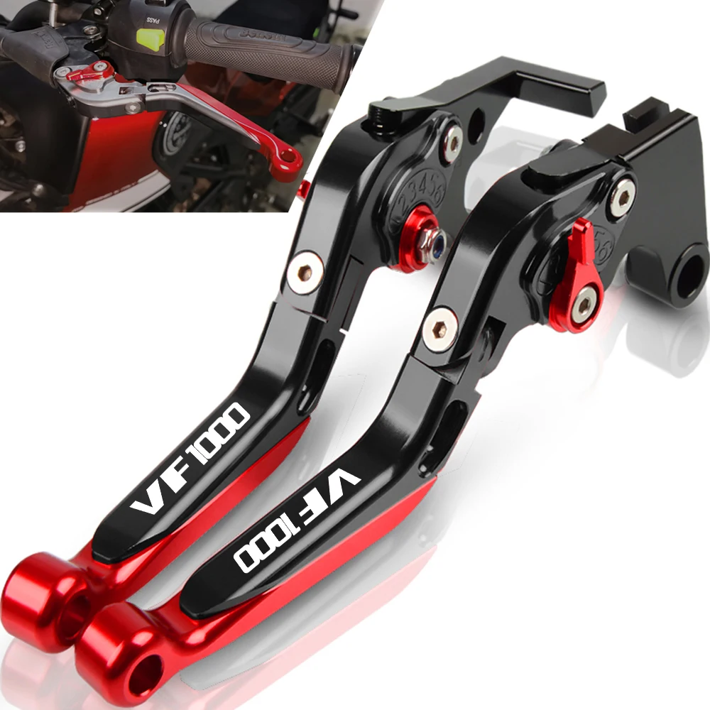 

Motorcycle Folding Extendable CNC Moto Adjustable Clutch Brake Levers For HONDA VF1000 1997 1998 1999 2000 2001 2002 2003 2004