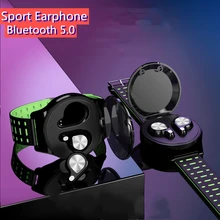 I500 TWS, беспроводные наушники Bluetooth 5,0, 5 часов, 8D, стерео наушники-вкладыши, спортивные наушники, гарнитура, микрофон, бинауральные звонки