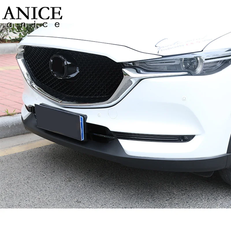 Подходит для Mazda Cx 8 Cx8 2017 2018 2019 2020 2PC отделка углеродного волокна ABS передняя фара
