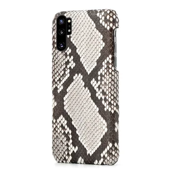 

Genuine Python leather phone case For samsung note 10 plus case note 10+ shockproof coque for Galaxy note 10 plus case leather