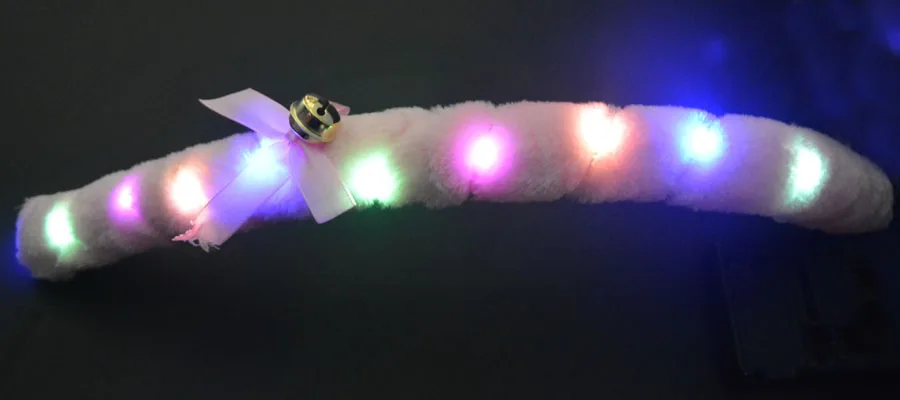 LED Glow Luminous Kids Girl Women Tutu Skirt Clothing Wedding Party Cat Animal Ear Headband Tie Tail Fox Costume Anime Cosplay