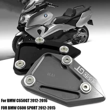 Suporte de apoio para pistas, placa de apoio para bmw c600 sport c650gt c 650 gt 2012-2015 cnc acessórios para motocicleta