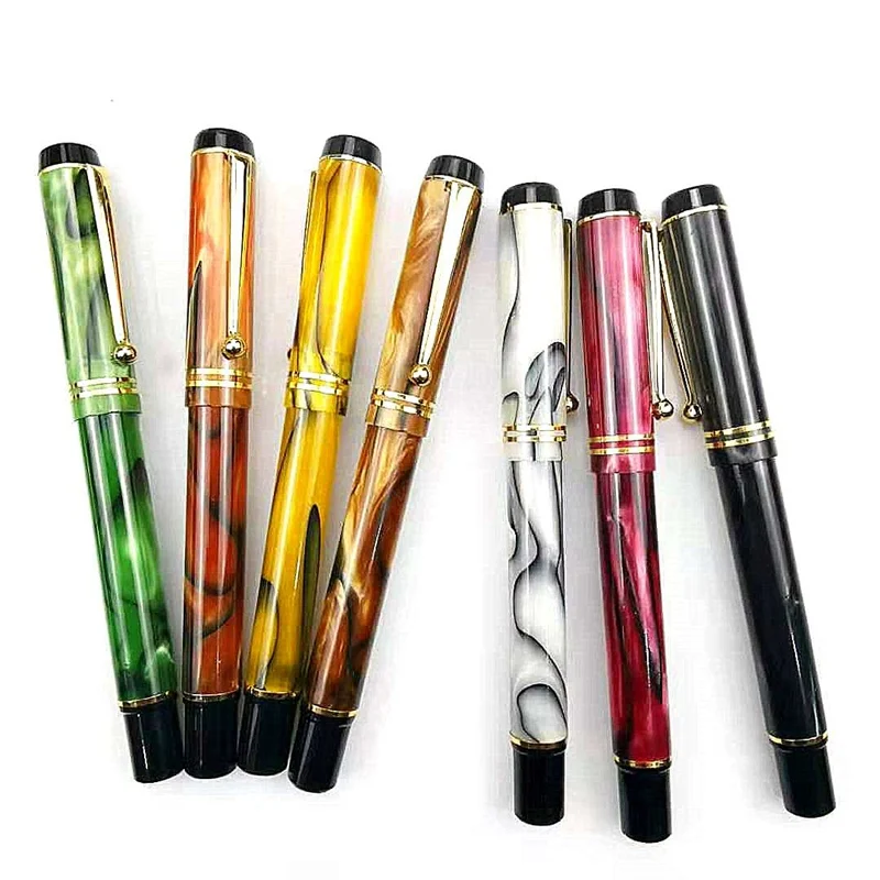 Centennial Duunphuntain Pen Penna Stilografica Penna A Sfera Dual-Purpose F Nib Practice Large Capacit Office School Stationery Gift
