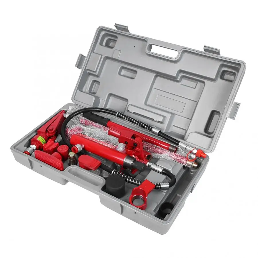 

1 Set 4 Ton Hydraulic Power Car Van Jack Body Power Repair Kit Tools Red Hydraulic Jack