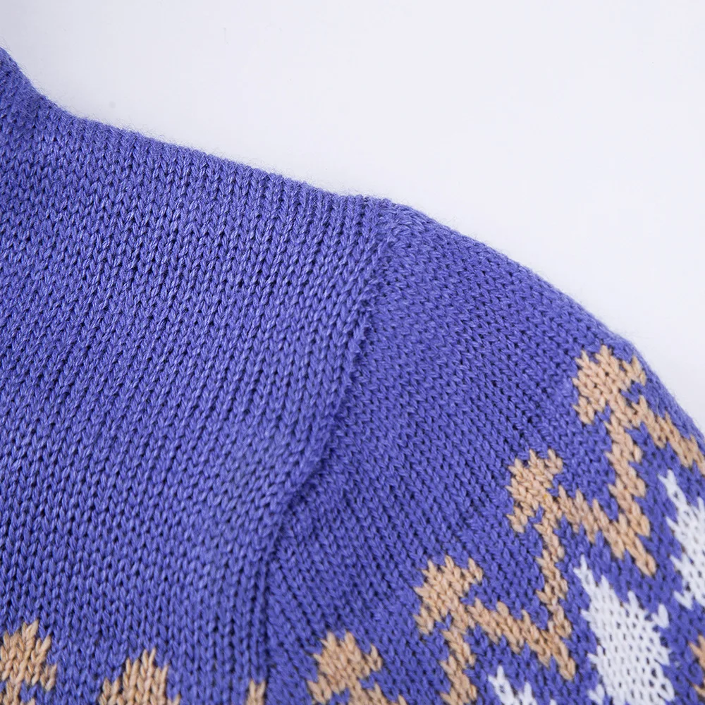 WEPBEL женский длинный свитер Повседневный свободный осенне-зимний модный длинный рукав водолазка принт вязаный женксие кофты Пуловеры