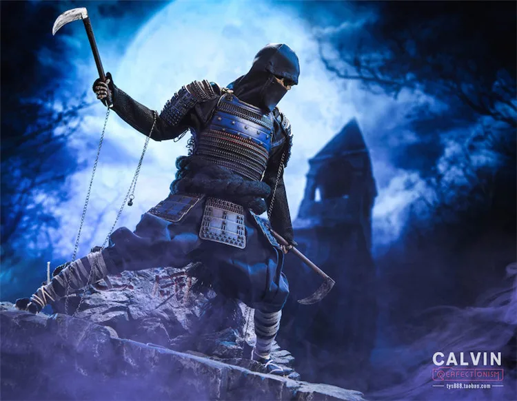 Для фанатов, подарки, TD-01, 1/6 масштаб, Hell Ninja, японская голова самурая, одежда для тела, броня, сплав, оружие, полный набор, модель куклы