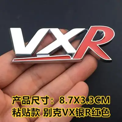 1 шт. авто украшение значок наклейка s VXR металлическая 3D Автомобильная наклейка с эмблемой для стайлинга автомобиля Buick Vivaro Novano Regal Lacrosse - Название цвета: white red