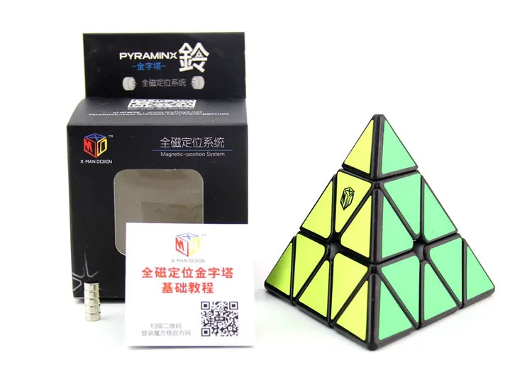 Магический куб xmandesign, магнитный колокольчик, трехслойная пирамида, 3-Order Abnormity Cube, научно-образовательная игрушка