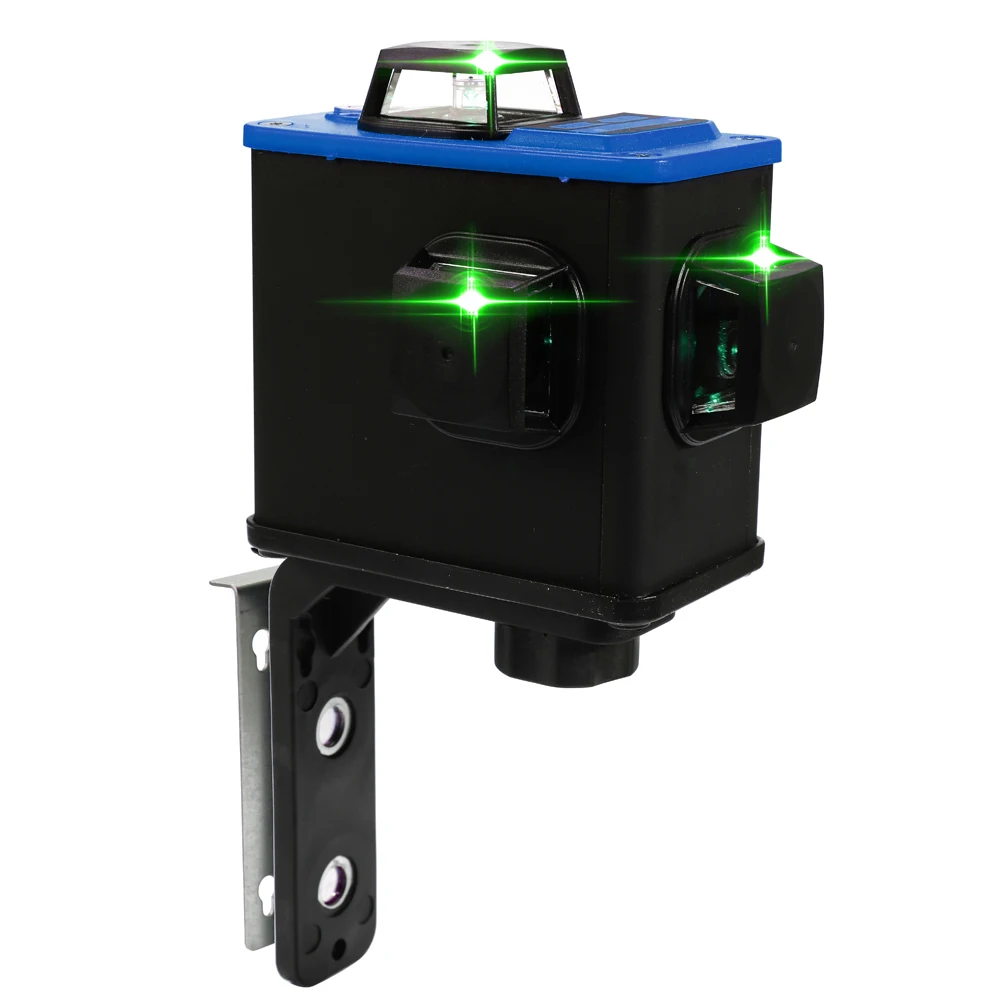 3D зеленый лазерный нивелир, 360, 360, с 12 зелеными линиями, firecore