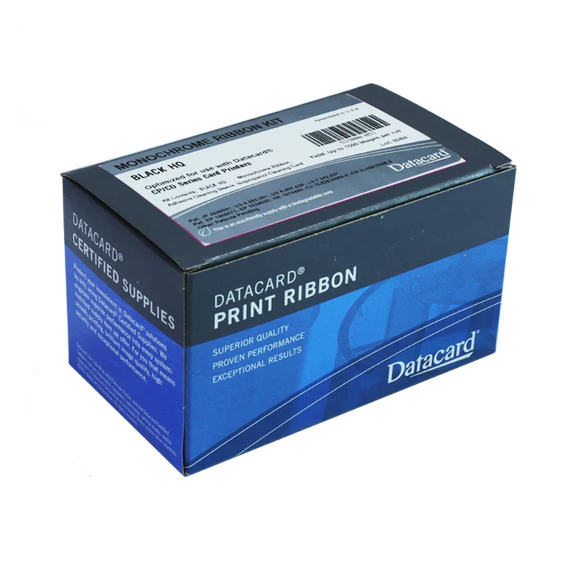 오리지널 Datacard 블랙 리본 1500 프린트, 533000-053