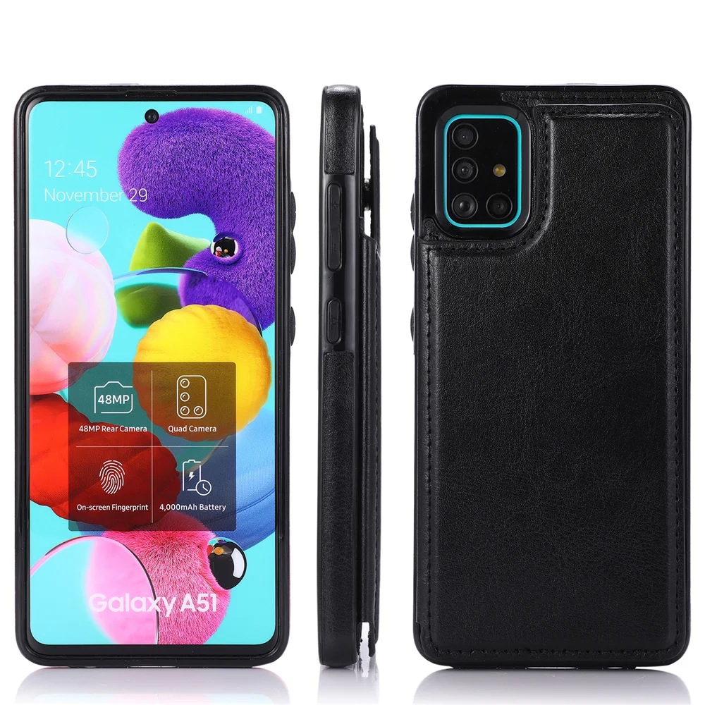 Flip Leather Cover For Samsung Galaxy A52 A72 A12 A32 A42 A51 A71 A21S A22 A82 A81 A91 A50 A40 A30 A20 S A10 E Cards Wallet Case silicone cover with s pen