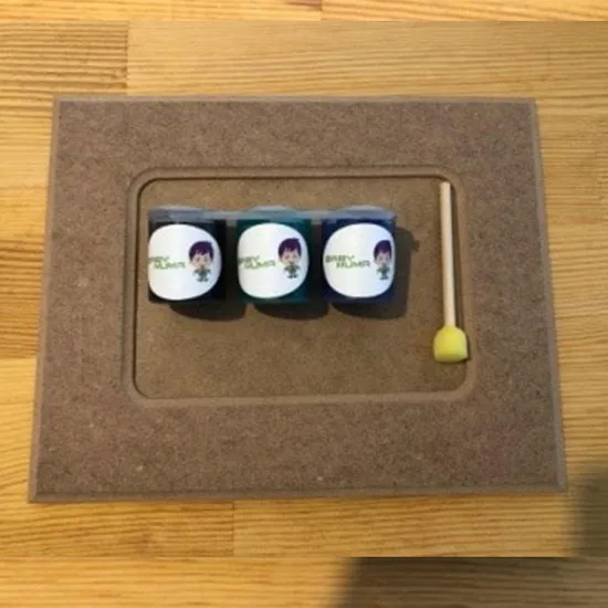 Baby Muma Montessori Game/Wooden Frame Pack paintable decorative objects декоративные предметы под роспись | Дом и