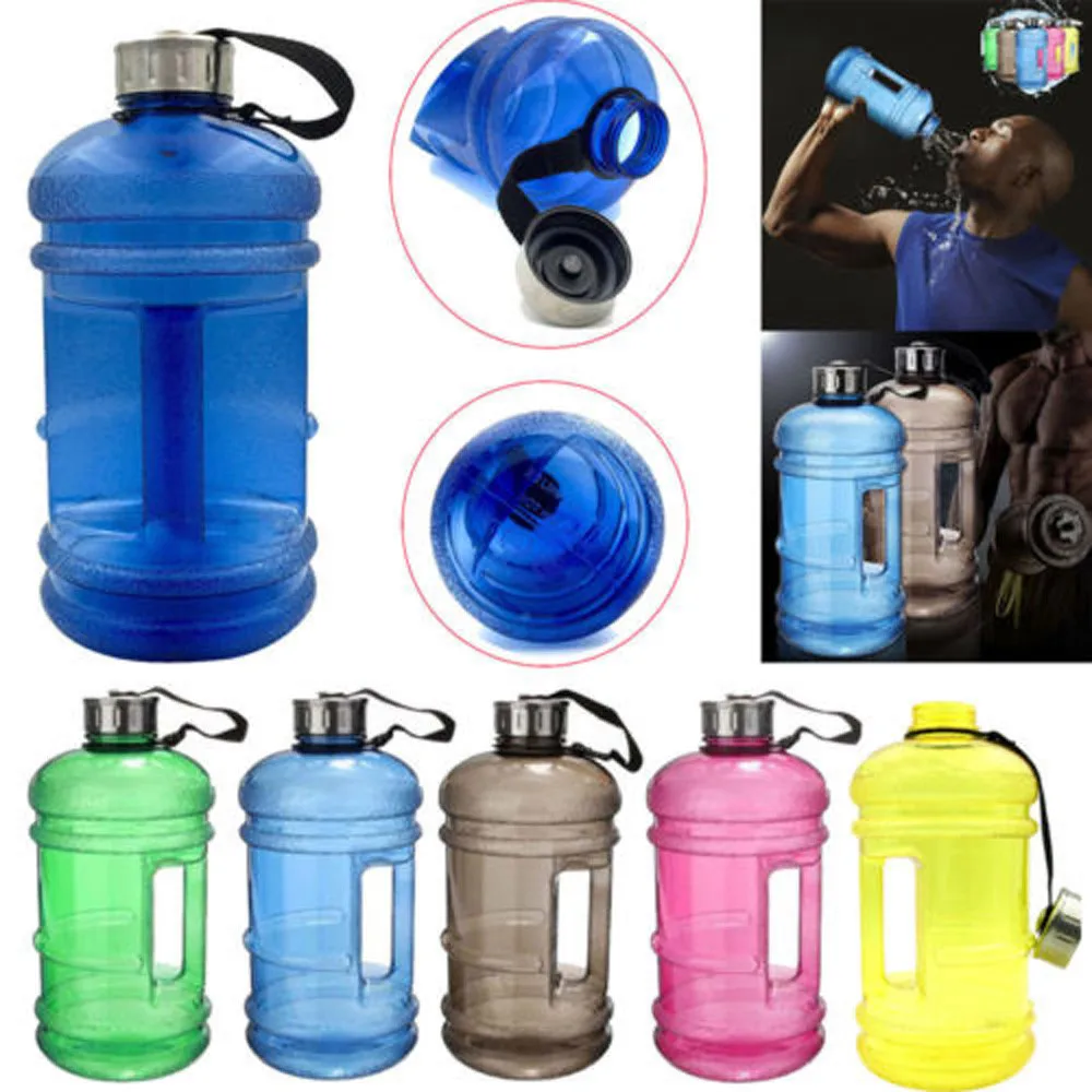 

2.2L Sports Travel Outdoor Sports Water Bot Big Large BPA Free Sport Gym Training Drink Water Bottle Cap Kettle Workout 40