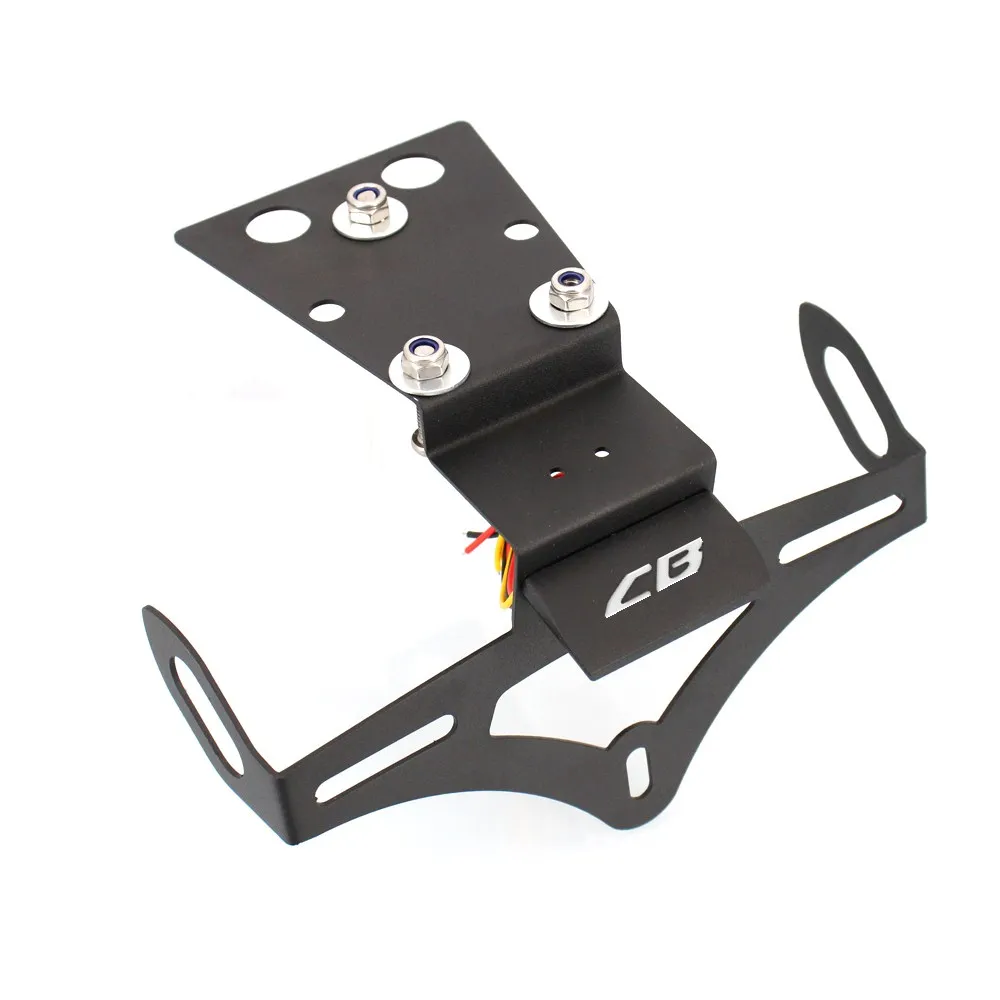 Motorcycle License Plate Holder Bracket Frame Tail Tidy Fender Eliminator For Honda CB650F CBR650F 2014 2015