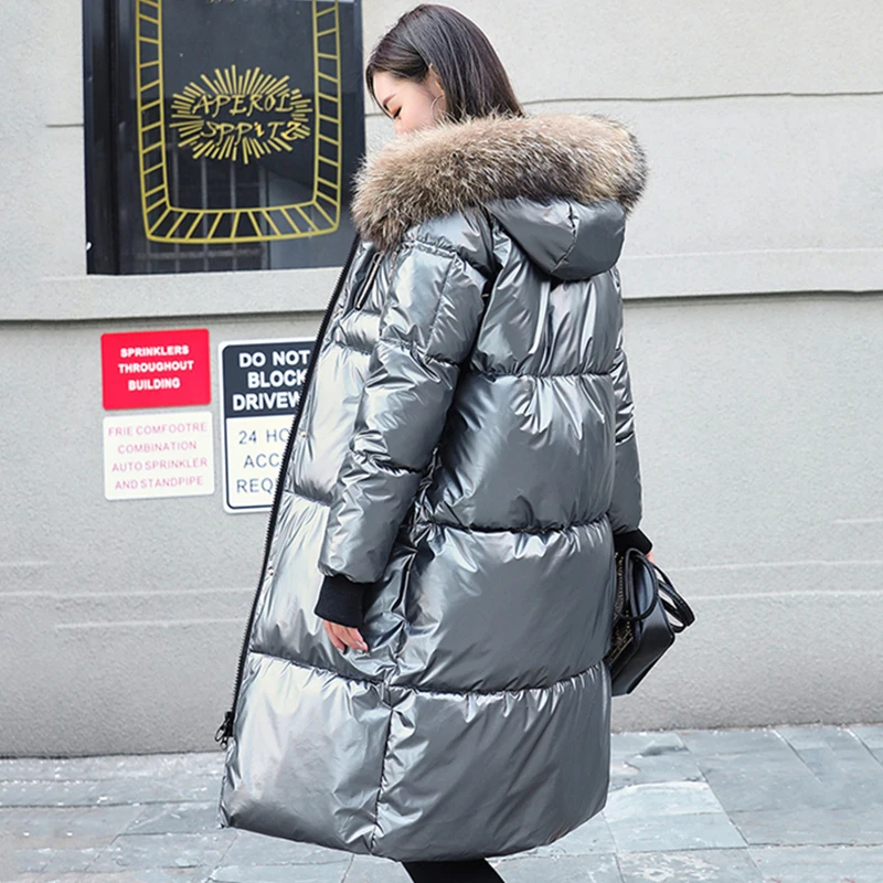 2020 Winter Long Down Jacket For Women Oversized