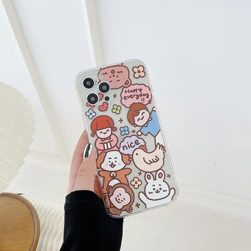 漫画少年iphone 12プロマックス12ミニケースアニメクリアiphone 11プロ最大7 8プラスx Xs Xr最大funda 電話用緩衝材 Aliexpress