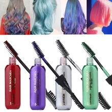 13 Цветов разовые цветная краска для волос временного нетоксичный Сделай Сам DIY бигуди для волос Цвет тушь для ресниц моющийся одноразовое волос цветные карандаши