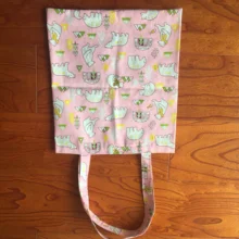 Хлопковая льняная Экологичная для шоппинга с ручкой сумка на плечо с принтом белого медведя дерева рыбы розовый YL822b