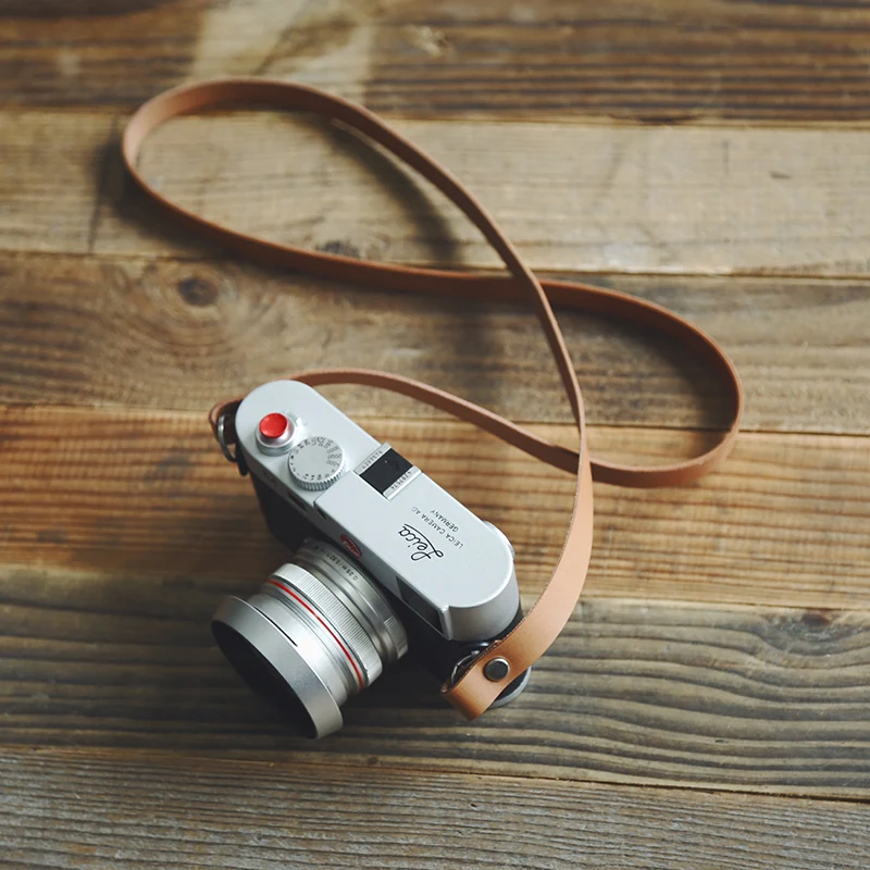 Основной растительного дубления кожаный Британский 595 ремень для камеры Leica sony Fuji