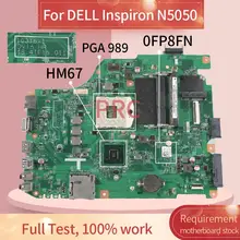 CN-0FP8FN 0FP8FN Voor Dell Inspiron N5050 V1550 Pga 989 Notebook Moederbord 10316-1 DV15 Hr 48.4IP16.011 HM67 Laptop Moederbord