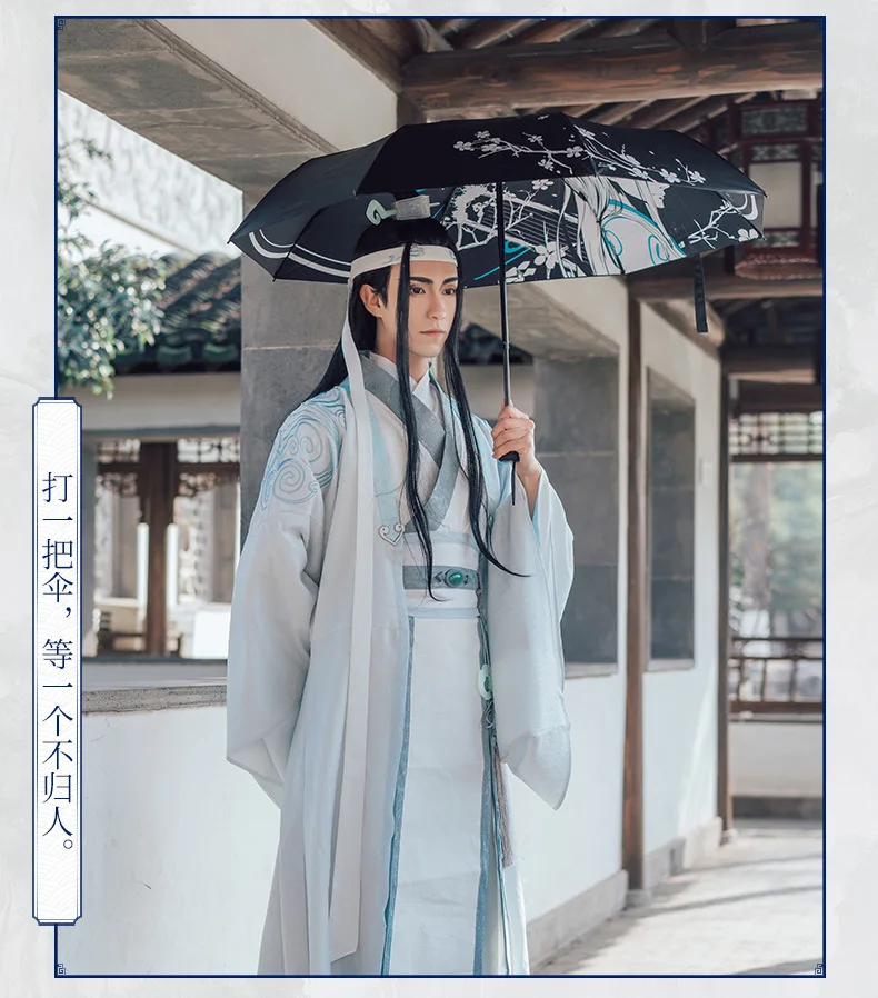 Grandmaster of Demonic Cultivation аниме Mo Dao Zu Shi Lan Wangji Wei Wuxian BL Anit-SUV зонт от солнца, дождя, реквизит для косплея, подарки