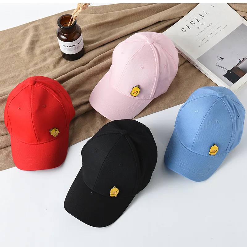 

Douyin Hot Selling Small Yellow Duck Parent And Child Baseball Cap Sun-resistant Korean-style Casual Fashion Outdoor Autumn & Wi