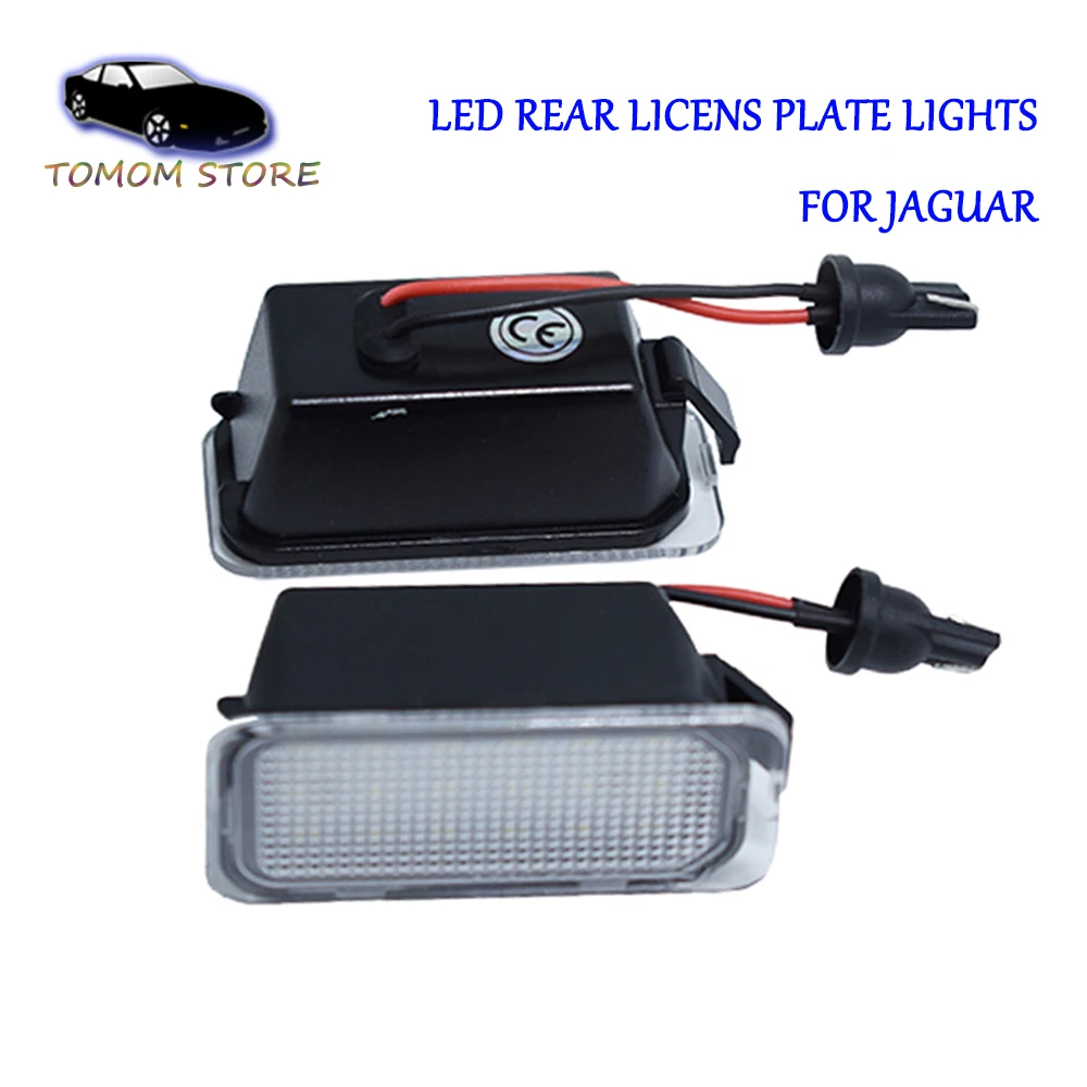 

For Jaguar XF X250 XJ X351 xenon white LED rear number license plate light no error car styling lamps