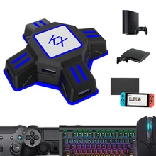 Adaptador portátil do rato do teclado do jogo de vídeo para o interruptor/xbox/ps4/ps3