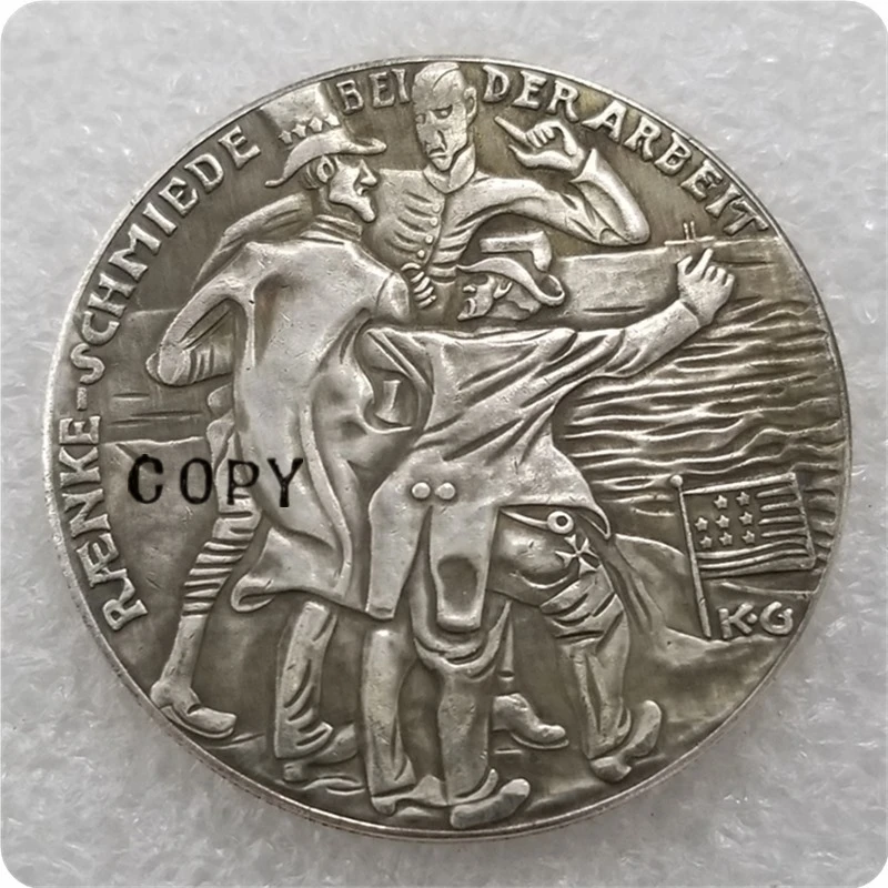 Тип#3_1916 Карл Гетц Германия копия монеты