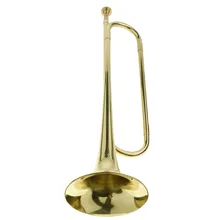 Латунь стеклярус, B плоская кавалерия труба, музыкальный инструмент для детей школьников группа