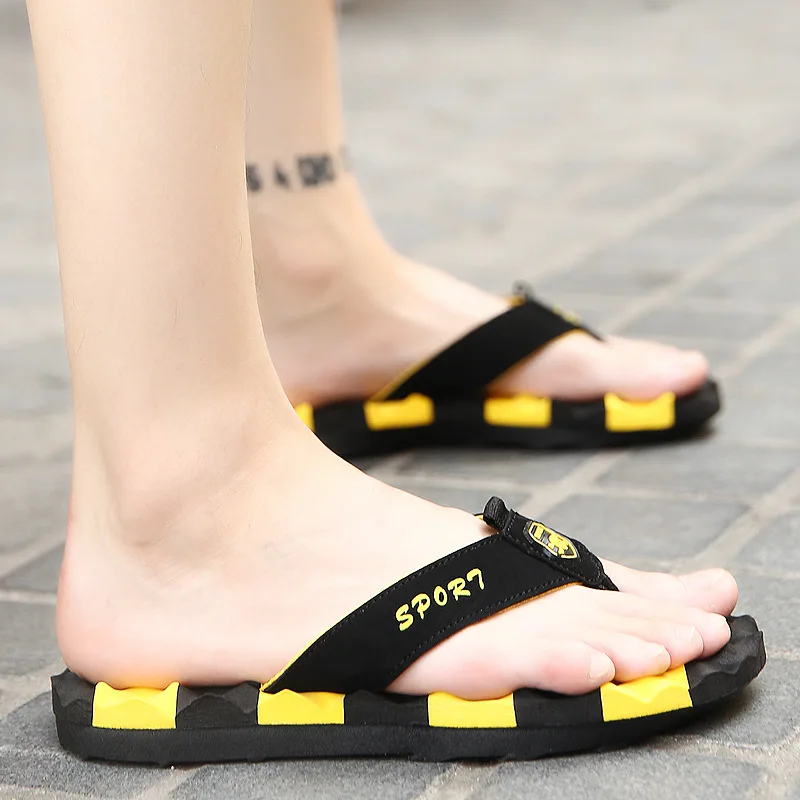 

Ultra-Light Summer Extra Large 48 Men Cool Flip-flop Flip-flops Massage Footbed Outdoor Beach Sandals