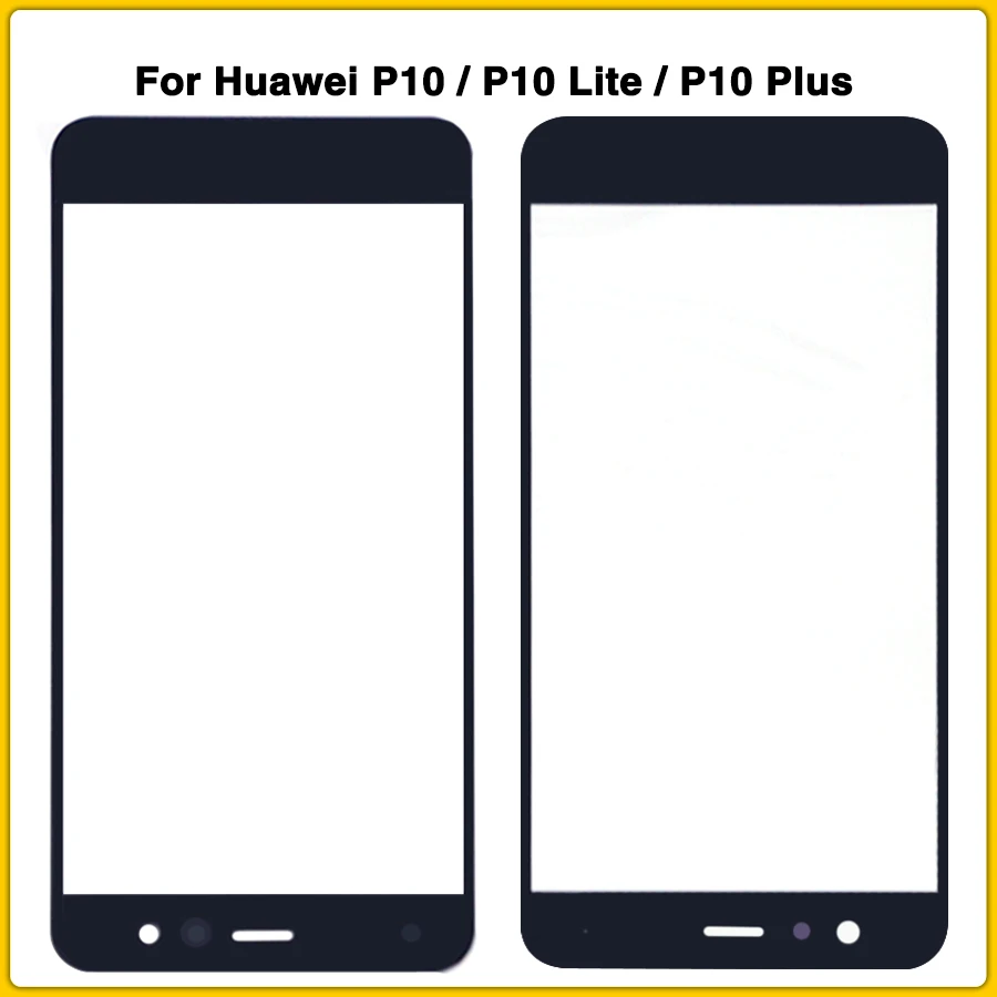 

new LCD Front Glass Touch Panel Lens For Huawei P10 / P10 Lite / P10 Plus LCD Front Glass Outer Sensor Glass Lens