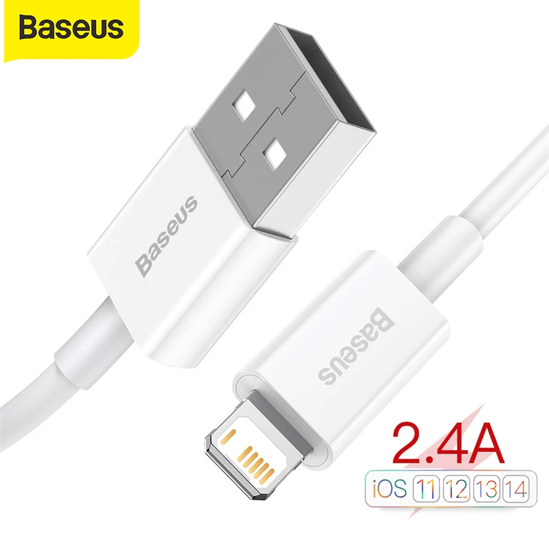 Eik Encyclopedie Lijm Baseus Usb Kabel Voor Iphone 12 11 Pro Max Xs X 8 Plus 2.4A Snel Opladen  Kabel Voor Iphone 5S 6S 7 Se Charger Cable Usb Data Lijn|Mobiele Telefoon  kabels| - AliExpress