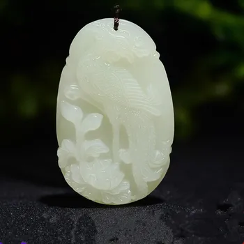 

Natural Xinjiang Hetian Jade Necklace
