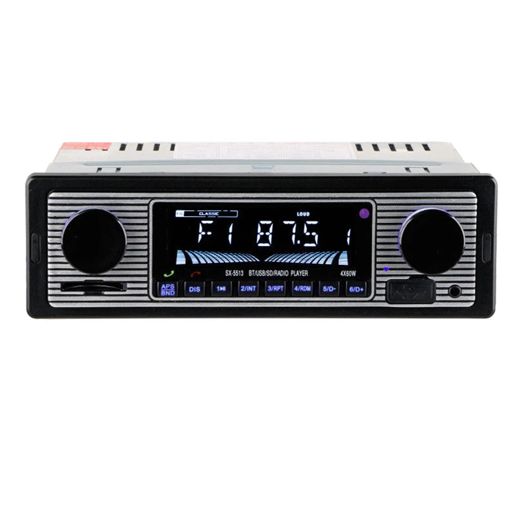 Ультратонкий Автомобильный Bluetooth MP3-плеер fm-радио AUX вход u-диск музыкальный стерео ИК дистанционное управление для автомобиля плеер