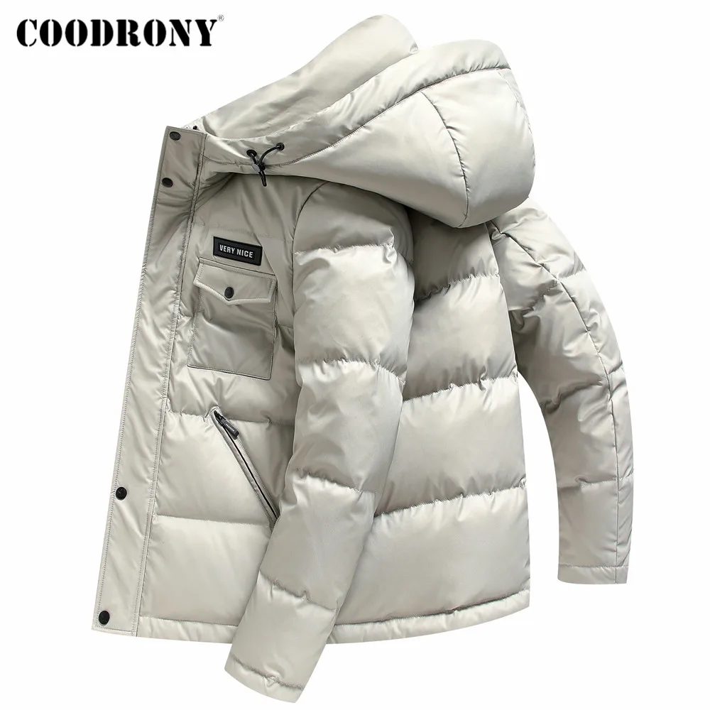 

COODRONY Men's Winter Down Jacket New Arrival Streetwear Fashion Hooded Coat Casual Thick Warm Parka Men Brand Clothing Y8059