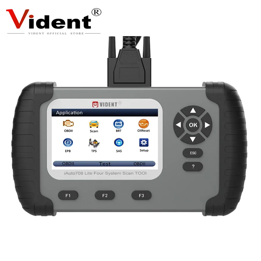 Best Offers VIDENT iAuto708 Lite Four System Scan Tool ( Engine,AT,ABS,SRS) and Special functions Oil Light Service/Reset / EPB/SAS