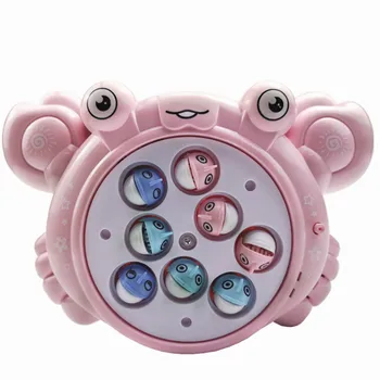 

Children's Fishing Toy Pool Set Electric Magnetic Rotating Fishing Toys for Children Outdoor Play Set