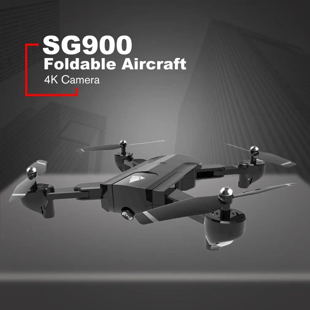 

SG900 Foldable 720P/4K Camera Drone with Dual Camera 4K Selfie WiFi FPV Wide Angle Optical Flow RC Quadcopter Helicopter Toys