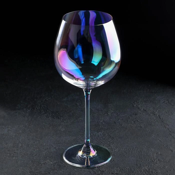 Бокал для вина Бонитас 660 мл 11 5×24 см цвет перламутровый | Дом и сад