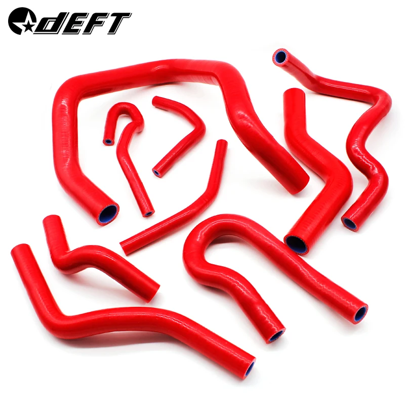 9Pcs Auto Silicone Radiator Hose Kit for Honda Civic D15 D16 SOHC EG EK 1992 1993 1994 1995-2000 Car Accessories 4.5mm Thickness |