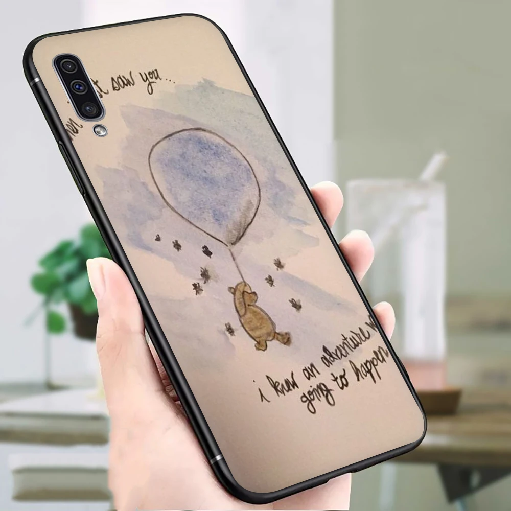 Винни-Пух в цитаты Мягкий силиконовый чехол для телефона для samsung A2 Core A10s A20E A20s A30s A40s A50s A60 A70s