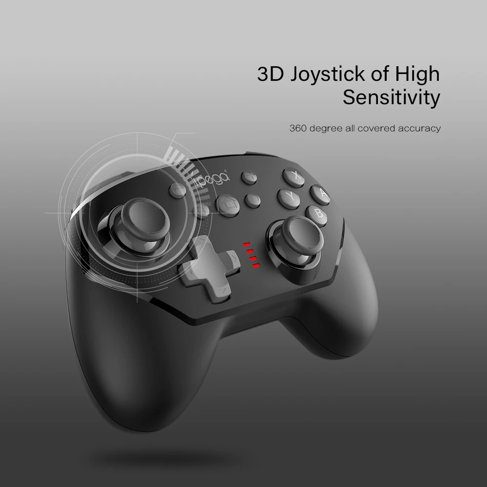 IPEGA PG-9162Y Мини Bluetooth игровой контроллер беспроводной проводной связи Поддержка турбо шестиосевой гироскоп для N-Switch