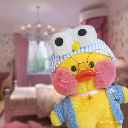 Muñeco de peluche de pato amarillo para niña, juguete con forma de corazón, regalo de cumpleaños para niña, con ácido hialurónico 2022 Instafamous