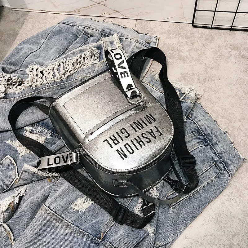 Осень и зима стиль модная женская сумка в студенческом стиле Светоотражающая лазерная сумка рюкзак Harajuku мягкий стильный рюкзак для девушек